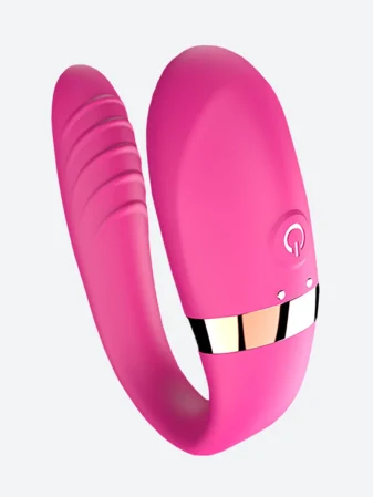7-Mode G-Spot and Clitoral Vibrator for Couples in Rose Red