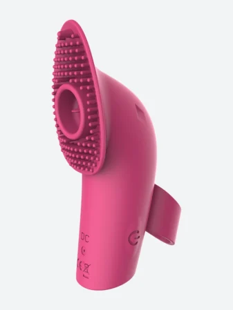 10-Mode Clitoral Vibrator with Licking Function in Red