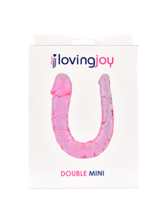 loving joy double mini dildo pink pkg