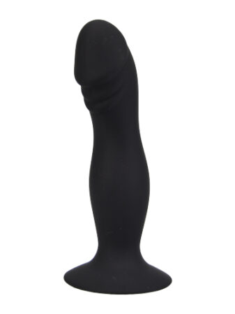 n10438 loving joy 6 inch silicone dildo with suction cup blk 1