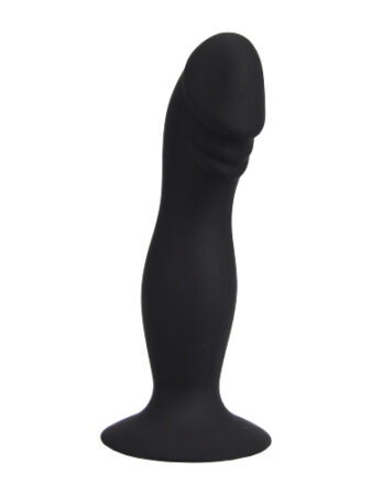n10438 loving joy 6 inch silicone dildo with suction cup blk 3