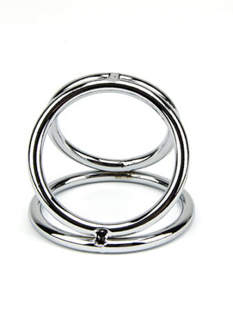 n10456 bound to please triple cock and ball ring