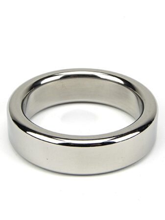 n10462 bound to please metal cock and ball ring 45mm