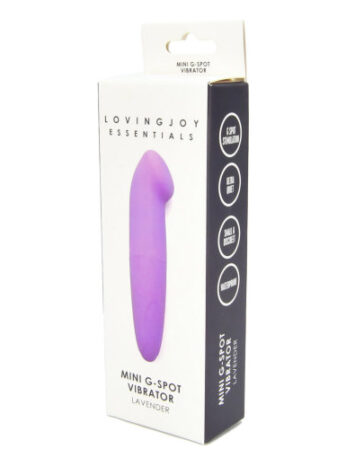 n10479 loving joy mini g spot vibrator lavender pkg 2