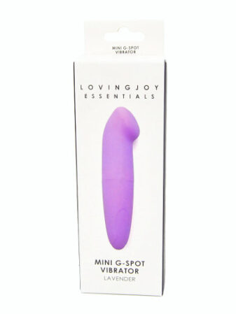 n10479 loving joy mini g spot vibrator lavender pkg