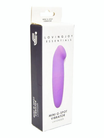 n10479 loving joy mini g spot vibrator lavender pkg wr 1