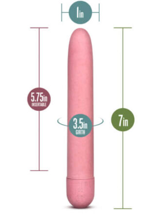 n10844 gaia biodegrable eco vibrator pink 6