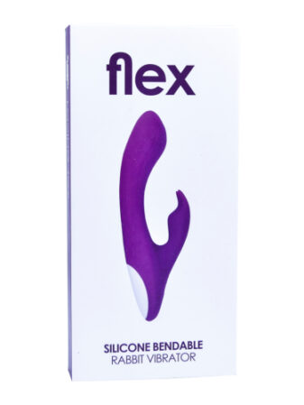 n11135 loving joy flex silicone bendable rabbit vibrator pkg