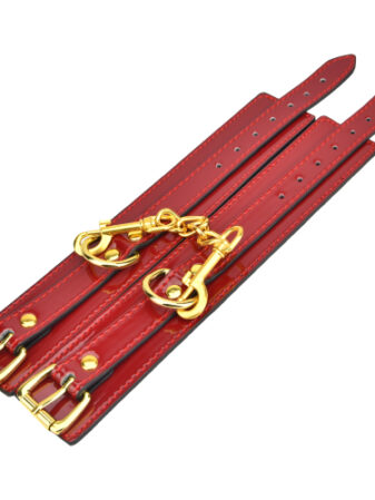 n11405 bound to please red wrist cuffs 1