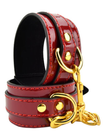 n11405 bound to please red wrist cuffs
