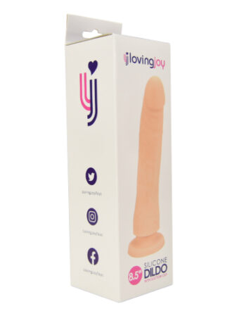 n11415 loving joy realistic silicone 8 5 inch strap on dildo pk 1