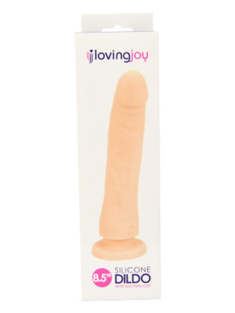 n11415 loving joy realistic silicone 8 5 inch strap on dildo pk