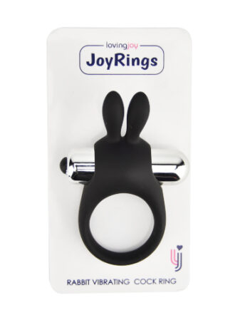 n11439 joyrings silicone rabbit vibrating cock ring pkg