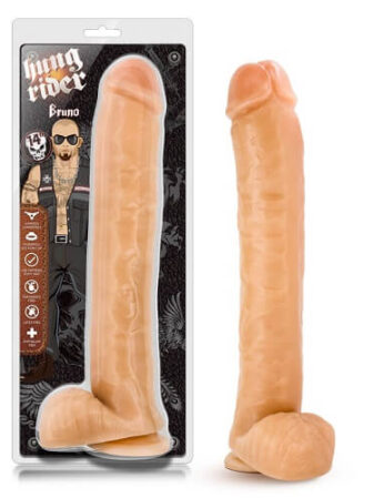 n11472 hung rider 14inch large realistic dildo 2