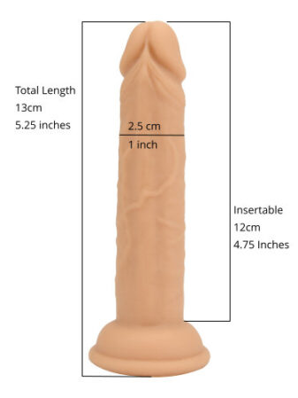 n11473 loving joy 4 5 inch silicone dildo sizes