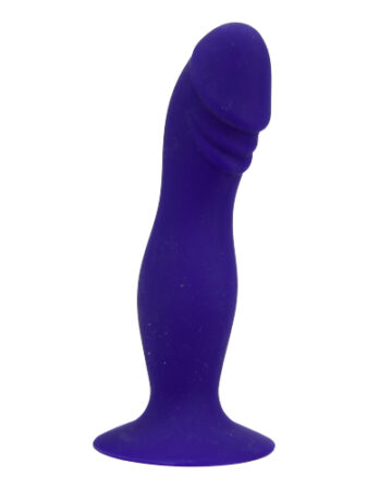 n11536 loving joy 6 inch silicone dildo with suction cup purple 3