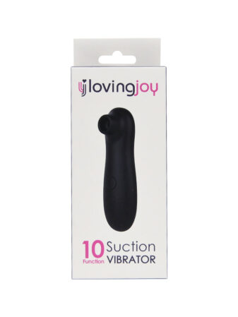 n11610 loving joy 10 function clitoral suction vibrator black pkg