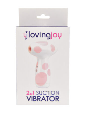 n11642 loving joy 2 in 1 suction vibrator jumbo dot pkg