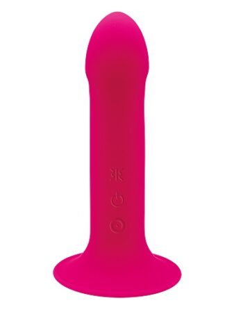 n11692 dual density cushioned core vibrating suction cup silicone dildo 6 5inch 1