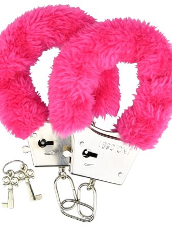 n11713 bound to please furry handcuffs pink 1