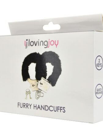 n11714 bound to please furry handcuffs black pkg 1