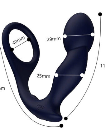 n11785 rev pro remote controlled silicone prostate massager size