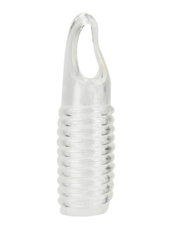 n11854 rev sleeves ribbed penis sleeve with ball loop 1 hr