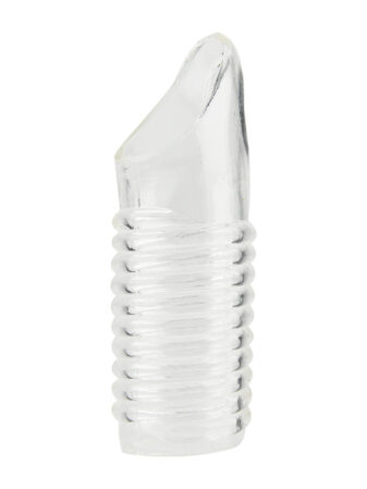 n11854 rev sleeves ribbed penis sleeve with ball loop hr