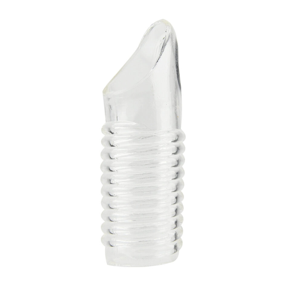 n11854 rev sleeves ribbed penis sleeve with ball loop hr