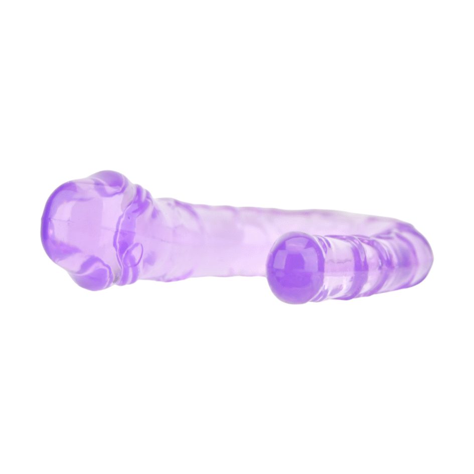 n11952 loving joy double mini dildo purple 1
