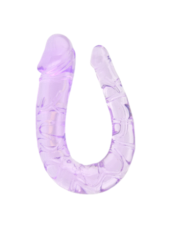 n11952 loving joy double mini dildo purple 2