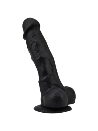 n12029 loving joy 7 inch realistic dildo with suction cup and balls black 3 1