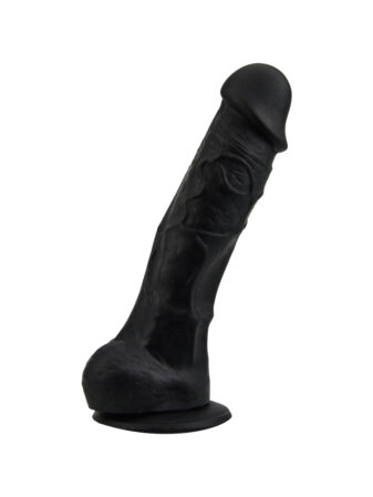 n12029 loving joy 7 inch realistic dildo with suction cup and balls black 3