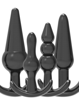 Loving Joy Butt Plug Training Kit Black