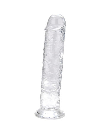 n12183 loving joy 7 5 inch suction cup dildo clear 1