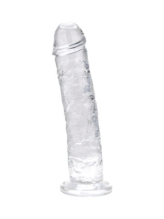 n12184 loving joy 8 5 inch suction cup dildo clear 1