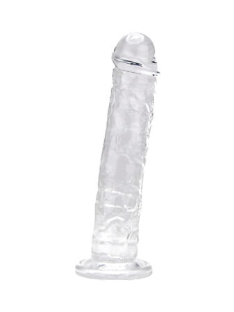 n12184 loving joy 8 5 inch suction cup dildo clear 2