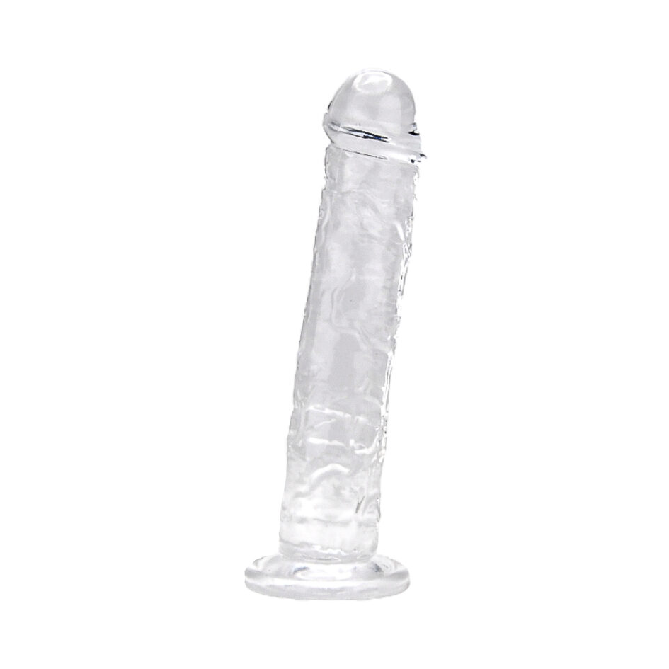 n12184 loving joy 8 5 inch suction cup dildo clear 2