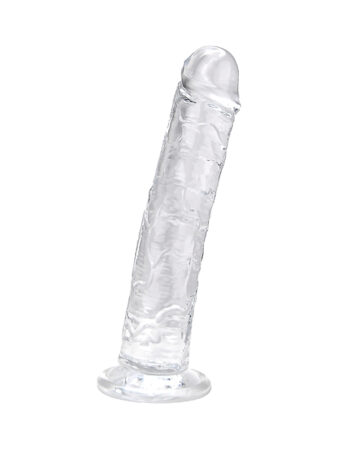 n12184 loving joy 8 5 inch suction cup dildo clear 3