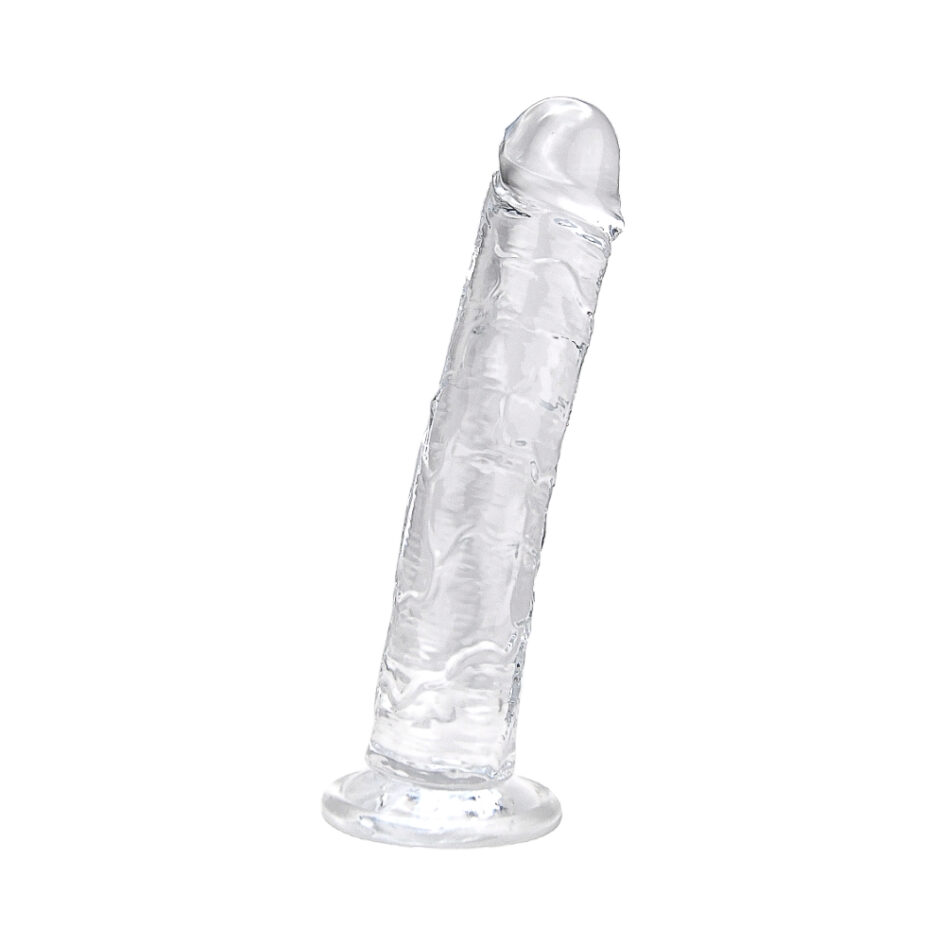 n12184 loving joy 8 5 inch suction cup dildo clear 3