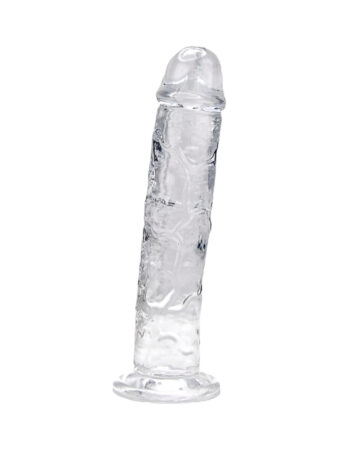 n12185 loving joy 9 5 inch suction cup dildo clear 3 1