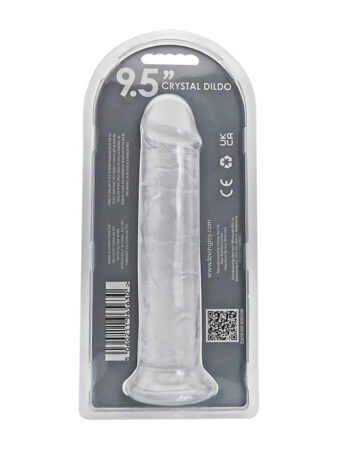 n12185 loving joy 9 5 inch suction cup dildo clear new pkg bk