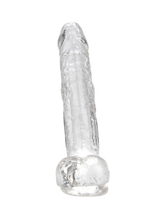 n12187 loving joy 8 inch dildo with balls clear 1