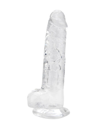 n12187 loving joy 8 inch dildo with balls clear 4