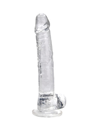 n12189 loving joy 11 inch dildo with balls clear 2