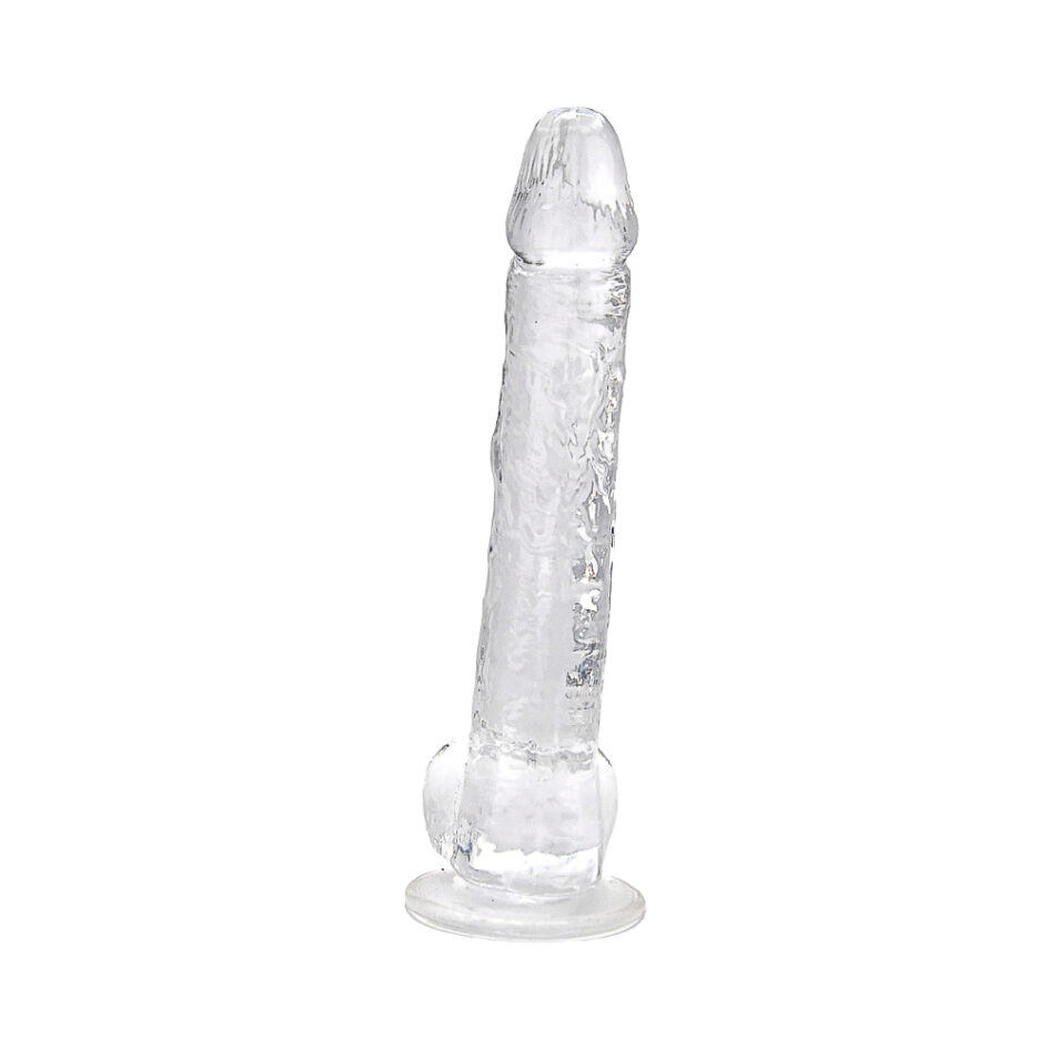 n12189 loving joy 11 inch dildo with balls clear 3