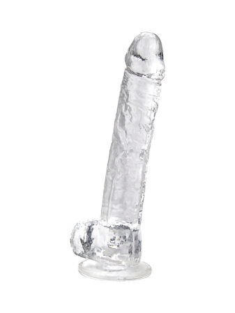 n12189 loving joy 11 inch dildo with balls clear 4