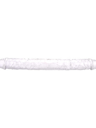 n12190 loving joy 15 inch double ended dildo clear 1