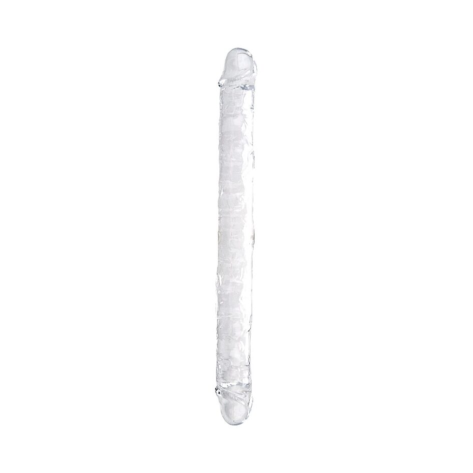 n12191 loving joy 18 inch double ended dildo clear 1 1