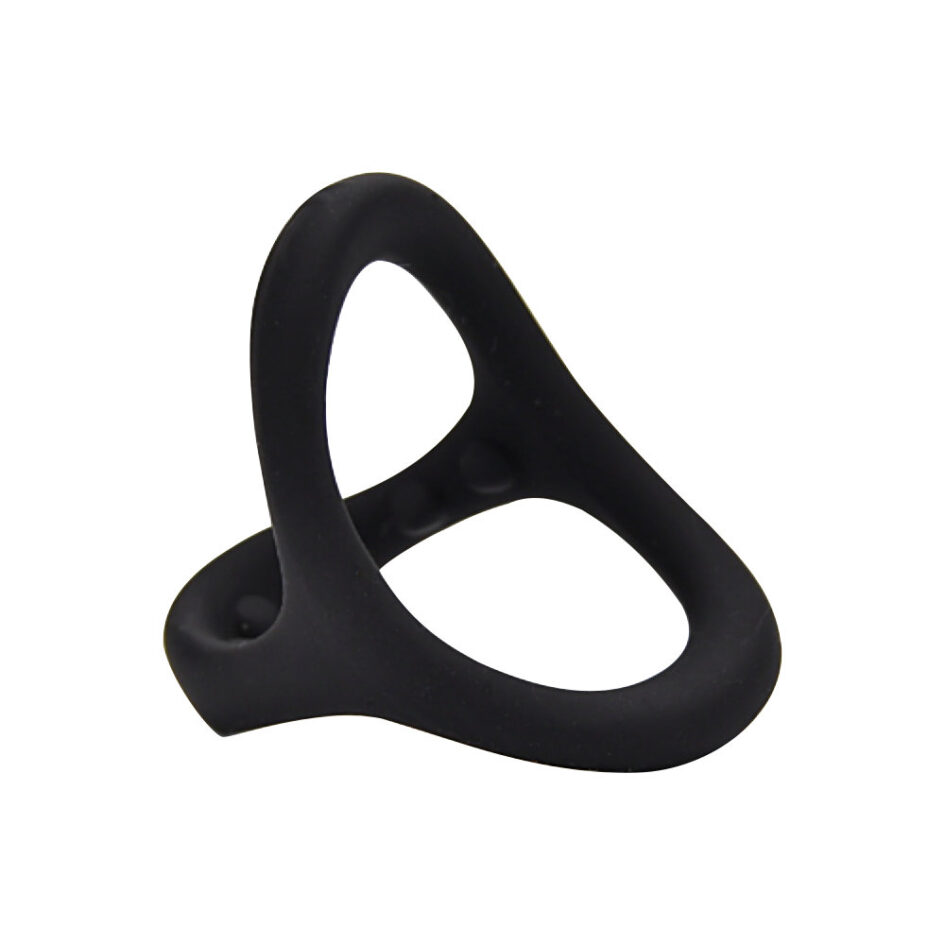 n12192 loving joy silicone triple cock ring